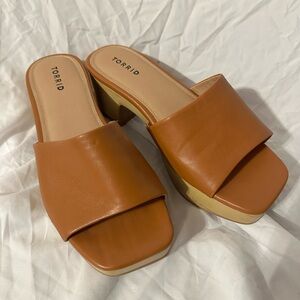 Torrid Women's Brown Mules